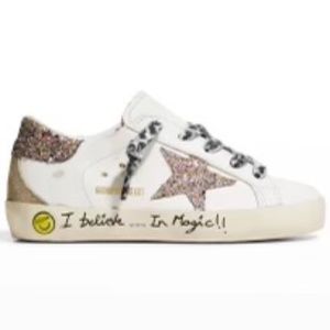 Golden Goose I Believe in Magic Glitter Sneakers
